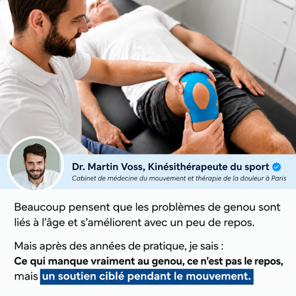 Bande de Maintien Kinésiologique Genou — Kinélia™